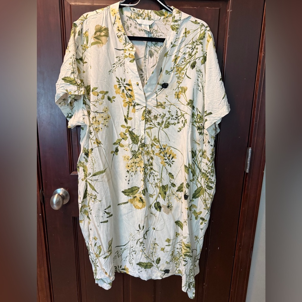 Floral Print Tunic Dress